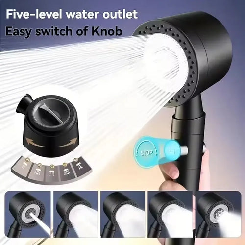 Hard Water Shower Filter Head — Stop Hair Damage, Softer Skin, Instant Fit