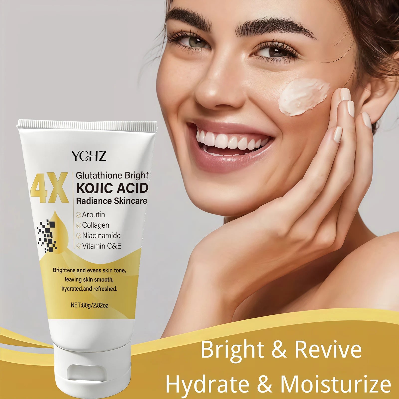 Kojic Acid Brightening Serum — Even Skin Tone, Fade Dark Spots, Glow Visibly